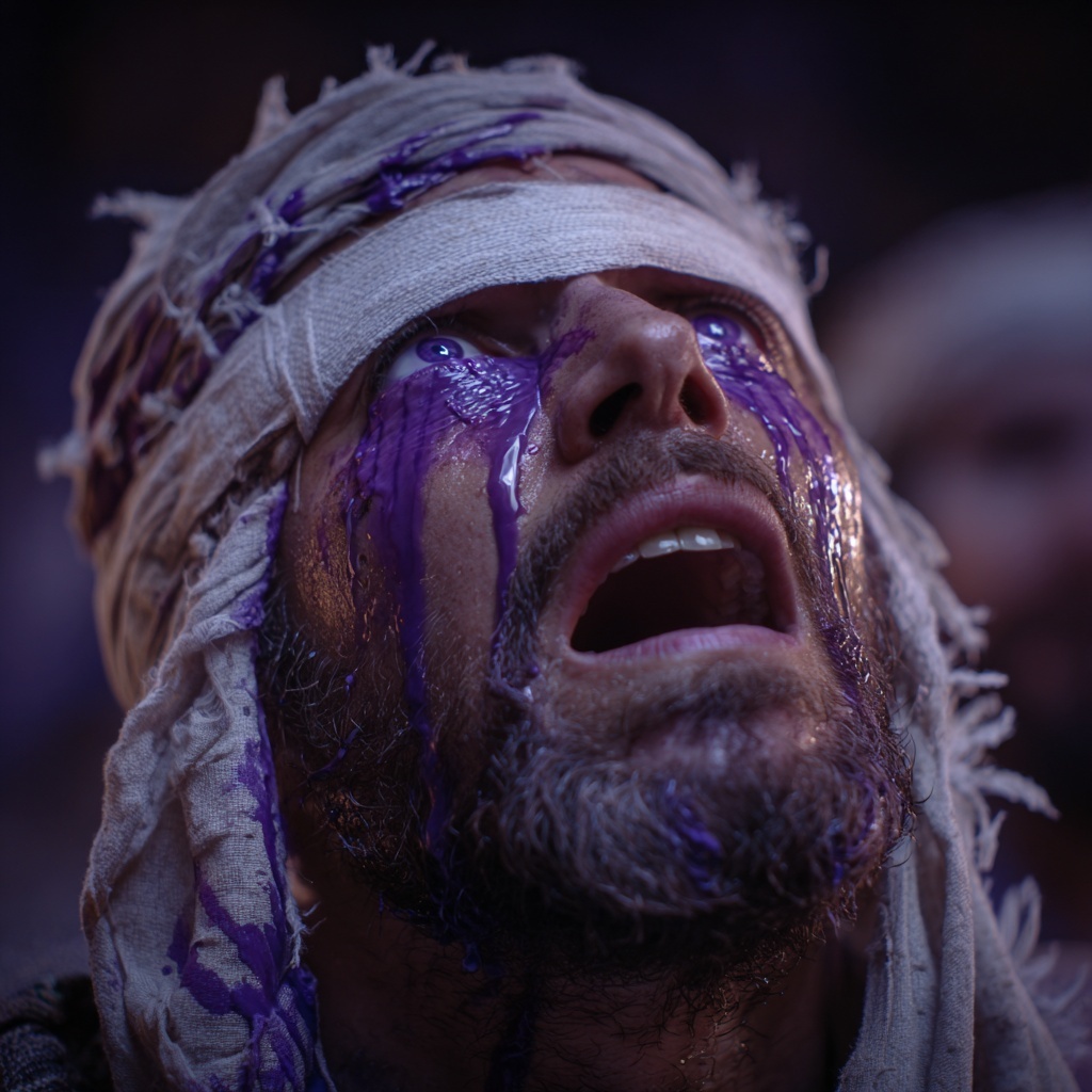 the blind man only sees the invisible