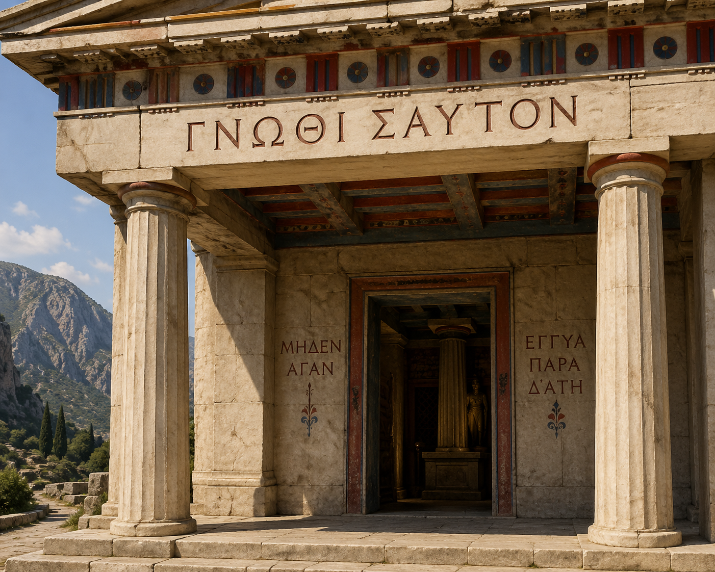 know thyself, at temple of Apollo